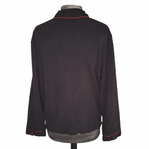 Microfleece embroidered zip up - Picture 3 of 5